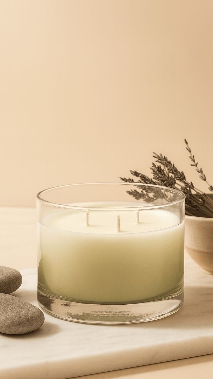 Vela aromática de la casa